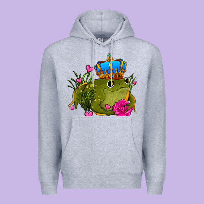 Valentines Day Frog Prince Olivia Premium Hoodie Designed By Oliviacreatesart