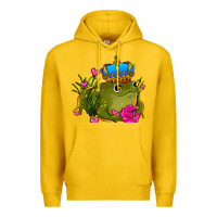 Lemon valentines day frog prince olivia Premium Hoodie - OliviaCreatesArt