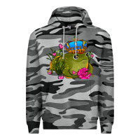 Slate Camo valentines day frog prince olivia Premium Hoodie - OliviaCreatesArt