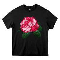 Black neil diamond rose Heavy Core Tee - LillyAllenDesigns
