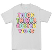 Dove Grey thicks thighs easter vibes Premium Tee - MaliasSmallBusiness