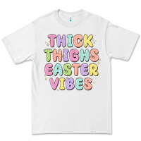 White thicks thighs easter vibes Premium Tee - MaliasSmallBusiness