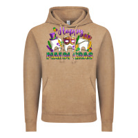 Vintage Coffee mardi gras celebration with teeth Vintage Hoodie - LillyAllenDesigns