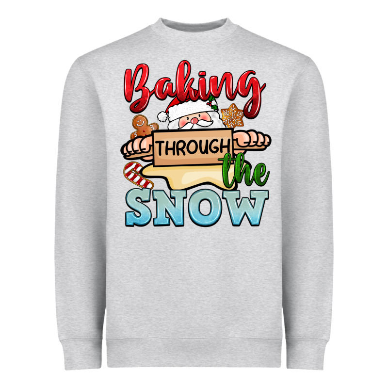 Baking Through The Snow Heavyweight Sweatshirt by NancyCooperArtShop | Teevron
