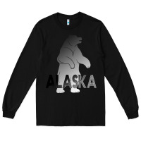 Black Alaska Bear Long Sleeve Tee - Bettercallsaul