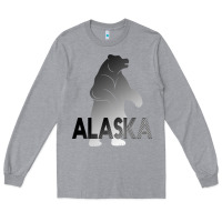Heather Grey Alaska Bear Long Sleeve Tee - Bettercallsaul