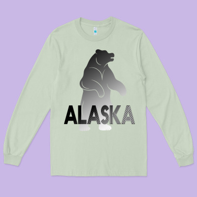Alaska Bear Long Sleeve Tee Designed By Bettercallsaul