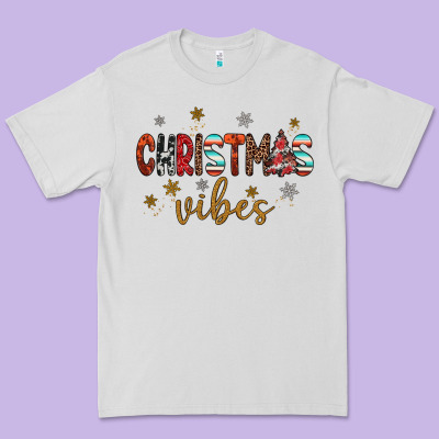 Christmas Vibes Premium Tee Designed By Jahusdesignshop