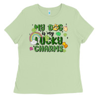 Matcha my dog is my lucky charms Ladies Tee - MaliasSmallBusiness