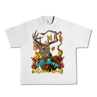 Lunar Rock Fall Breeze And Autumn Leaves Deer Urban Heavy Tee - LillyAllenDesigns