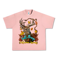 Fall Breeze And Autumn Leaves Deer Urban Heavy Tee | Teevron