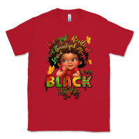 Red empowering black heritage Classic Tee - LillyAllenDesigns