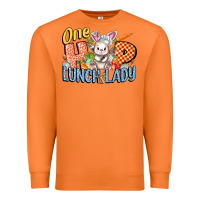 Carrot one hip lunch lady easter day Premium Sweatshirt - FaDigitalArtStudio