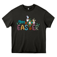 Asphalt cross rabbit gnomes happy easter Heavy Core Tee - Jasminsmagicworld