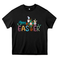Black cross rabbit gnomes happy easter Heavy Core Tee - Jasminsmagicworld