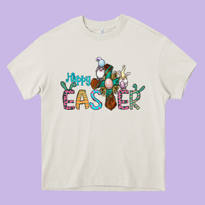 Cross Rabbit Gnomes Happy Easter Heavy Core Tee Designed By Jasminsmagicworld