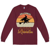 Burgundy Hallowmeen 2020 In Q UARANTİNE Long Sleeve Tee - Bettercallsaul