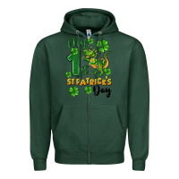 Sports Green My first St. Patrick's Day Zipper Hoodie - CowGirlArtShop