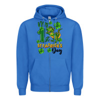 True Royal My first St. Patrick's Day Zipper Hoodie - CowGirlArtShop
