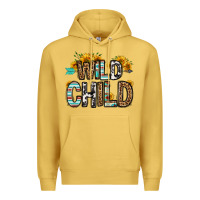 Antique Gold wild child Premium Hoodie - OliviaCreatesArt