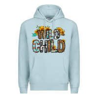 Blue Mist wild child Premium Hoodie - OliviaCreatesArt