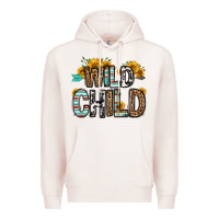 Pale Pink wild child Premium Hoodie - OliviaCreatesArt