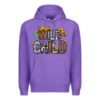 Purple wild child Premium Hoodie - OliviaCreatesArt