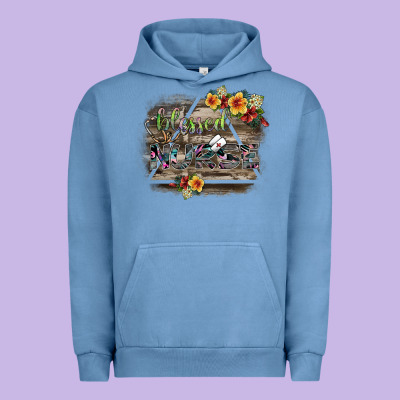 Blessed Nurse Urban Hoodie Designed By Sublimationcraftshop