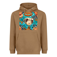 Toasted Coconut dog coffee cups and food container with cowhide seamless pattern bbs Heavyweight Hoodie - BundleAndBundleShop