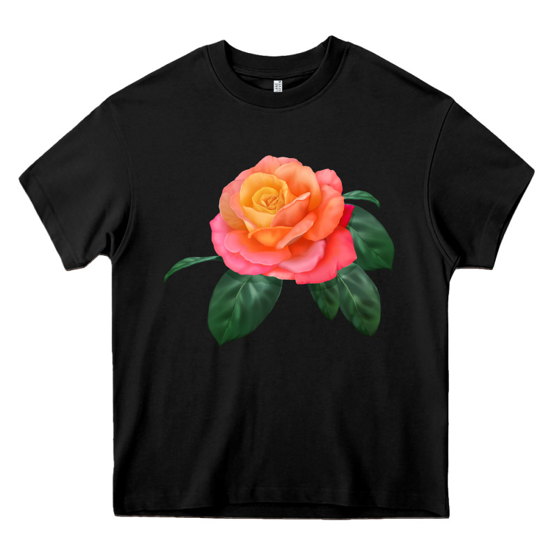 Chicago Peace Rose Heavy Core Tee by LillyAllenDesigns | Teevron