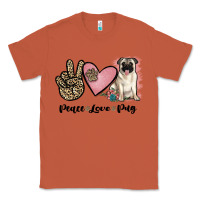 Copper peace love pug Classic Tee - JahusDesignShop