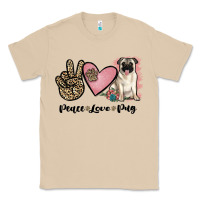 Mushroom peace love pug Classic Tee - JahusDesignShop