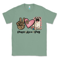 Sage peace love pug Classic Tee - JahusDesignShop