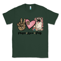 Sports Green peace love pug Classic Tee - JahusDesignShop