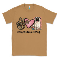 Toasted Coconut peace love pug Classic Tee - JahusDesignShop