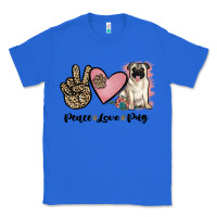 True Royal peace love pug Classic Tee - JahusDesignShop