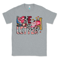 Heather Grey Love Letter Classic Tee - SublimationCraftShop