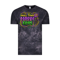 Cloud Black small town mardi gras Vintage Tee - LillyAllenDesigns