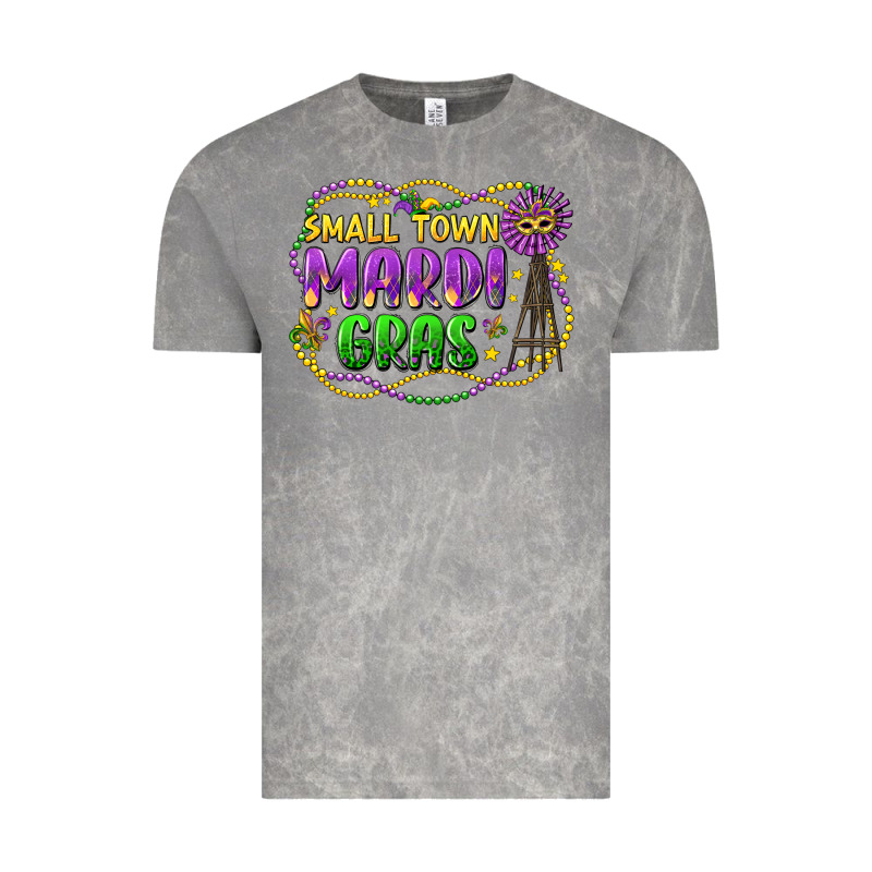Small Town Mardi Gras Vintage Tee by LillyAllenDesigns | Teevron