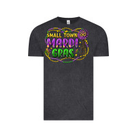 Vintage Black small town mardi gras Vintage Tee - LillyAllenDesigns