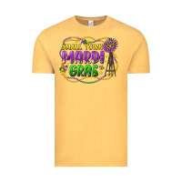 Vintage Mustard small town mardi gras Vintage Tee - LillyAllenDesigns