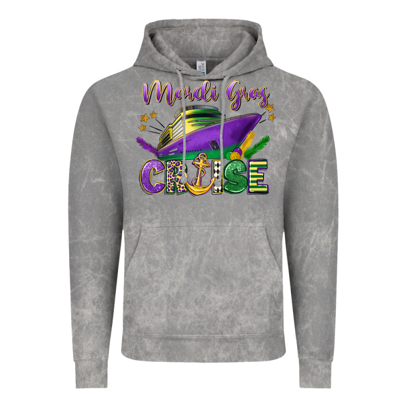 Mardi Gras Cruise Celebration Vintage Hoodie by LillyAllenDesigns | Teevron