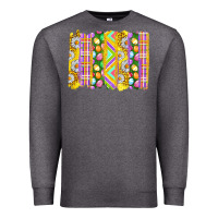 Charcoal Heather Easter Brushstrokes Premium Sweatshirt - BundleAndBundleShop