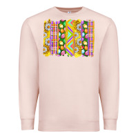 Pale Pink Easter Brushstrokes Premium Sweatshirt - BundleAndBundleShop