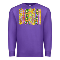 Purple Easter Brushstrokes Premium Sweatshirt - BundleAndBundleShop