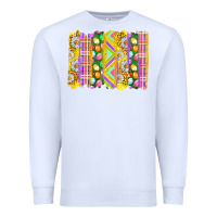 White Easter Brushstrokes Premium Sweatshirt - BundleAndBundleShop