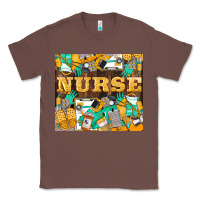 Chestnut Green And Yellow Nurse Classic Tee - LillyAllenDesigns
