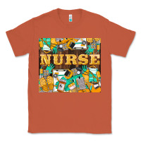 Copper Green And Yellow Nurse Classic Tee - LillyAllenDesigns