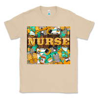 Mushroom Green And Yellow Nurse Classic Tee - LillyAllenDesigns