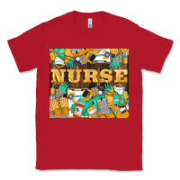 Red Green And Yellow Nurse Classic Tee - LillyAllenDesigns